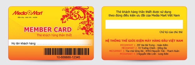 thẻ thành viên, thẻ khách hàng thân thiết -smartid.vn