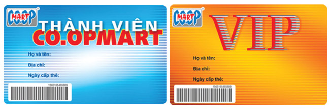 thẻ thành viên 2, thẻ khách hàng thân thiết -smartid.vn
