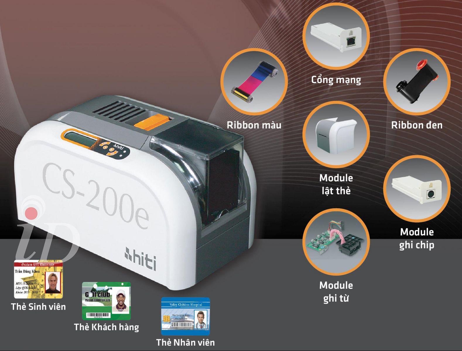 Namson SmartID cung cấp máy in thẻ sinh viên Hiti CS200e chính hãng, mang đến giải pháp vượt trội cho nhu cầu in thẻ tầm trung