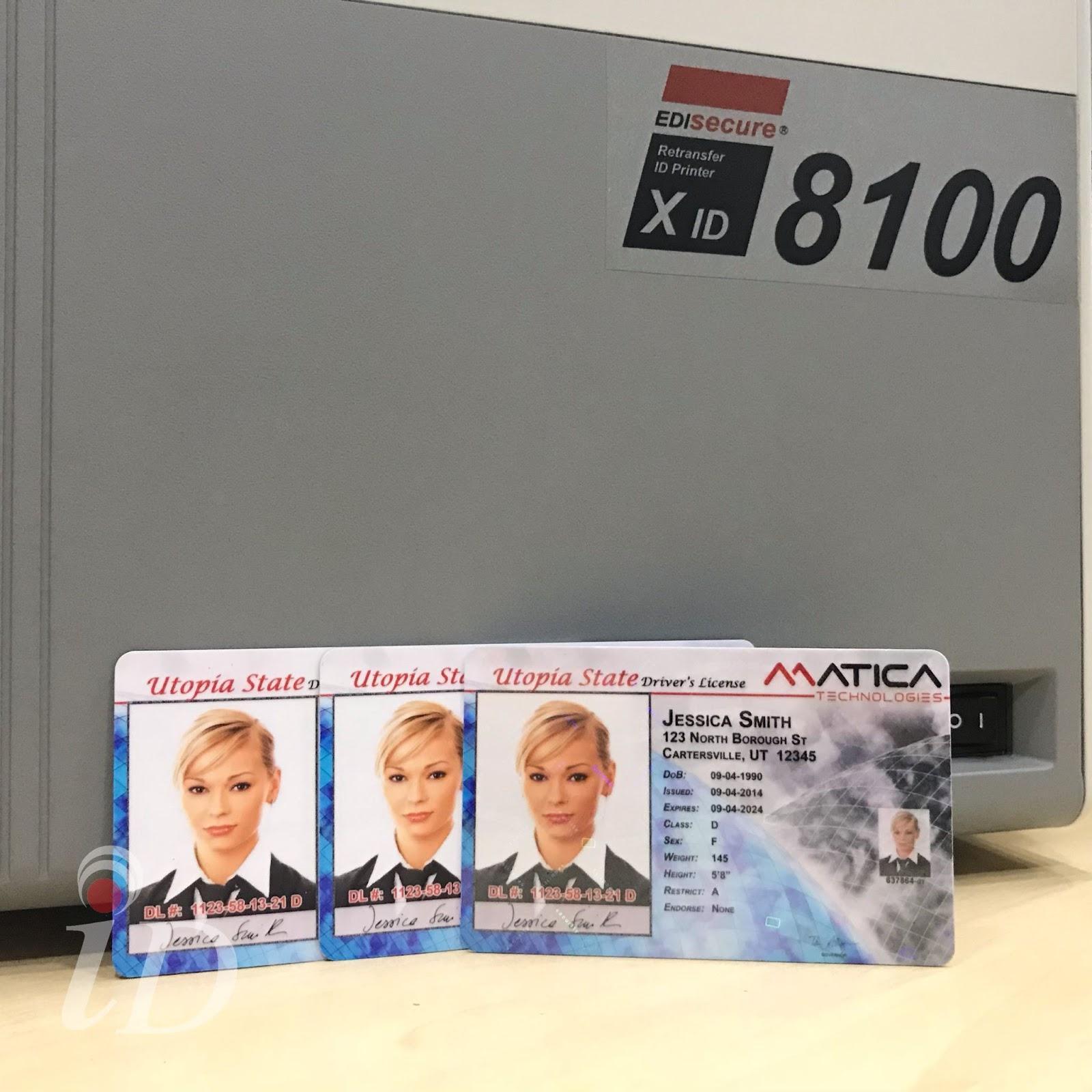 Mẫu thẻ nhận viên độ phân giải cao với màu sắc chuẩn được in bằng máy in thẻ nhựa Matica XID8100 công nghệ in nhiệt chuyển tiếp